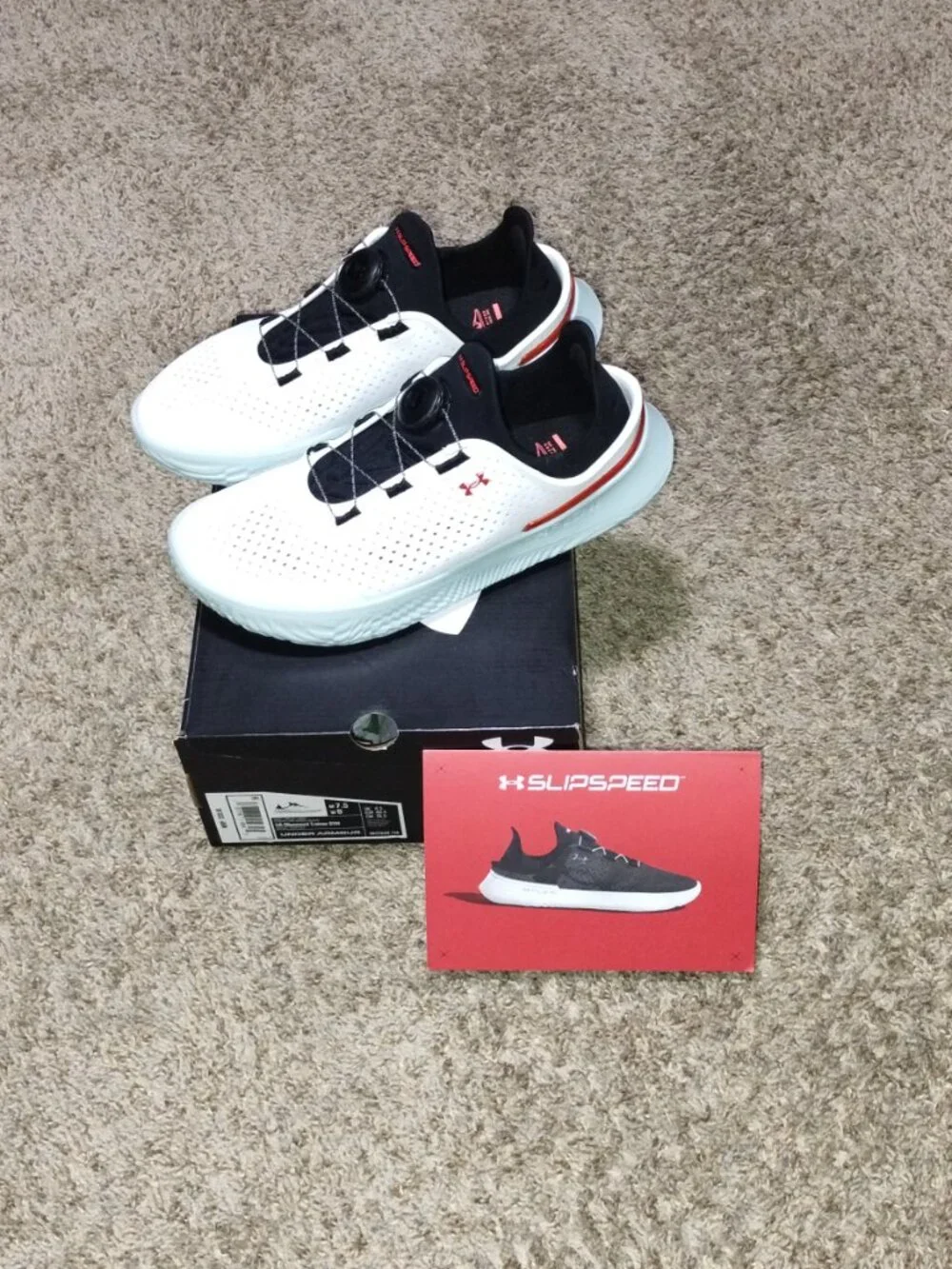 Under Armour SLIPSPEED Trainer Shoes US Women Size 9/Men US Size 7.5/NIB.